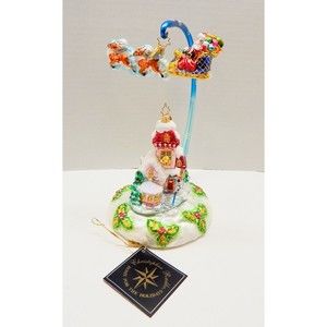 Christopher Radko Midnight Magic 3 Piece Christmas Ornament Set 2002